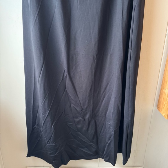 HALARA BlackHigh Waisted Adjustable Double Buckle Split 2-in-1 Maxi Casual Skirt - Picture 16 of 16